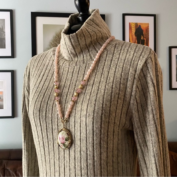 NWT Ribbed Turtleneck Long Sweater Dress size Medium LUSH - Picture 5 of 9